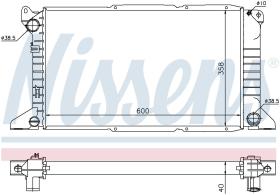 Nissens 62081A - RADIADOR FORD TRANSIT(EY)(94-)2.5 T
