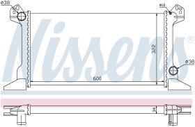 Nissens 62177 - RADIADOR FORD TRANSIT(DY)(92-)2.0 E