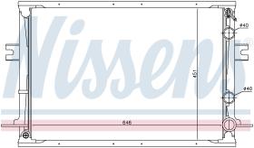 Nissens 62310 - RADIADOR ALFA ROMEO AR8 (280) (78-)