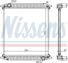 Nissens 62341A - RADIADOR GINAF C-TRUCK(01-)C 3127/2