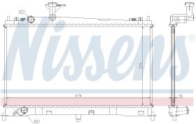 Nissens 62462A - RADIADOR MAZDA 6(GG.GY)(02-)1.8 I 1