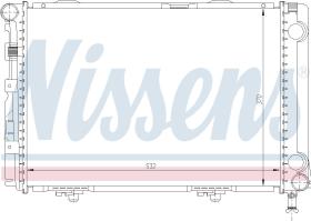Nissens 62549A - RADIADOR MERCEDES E-CLASS W 124(84-