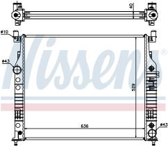 Nissens 62577A - RADIADOR MERCEDES SL-CLASS W 230(01
