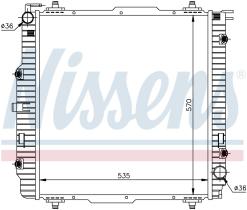 Nissens 62599A - RADIADOR MERCEDES GW-CLASS W 461(90
