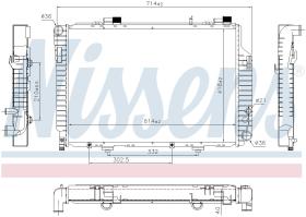 Nissens 62618 - RADIADOR MERCEDES C-CLASS W 202(93-