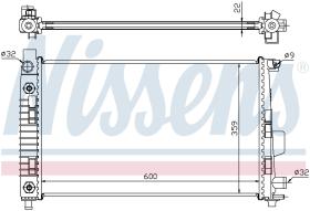 Nissens 62781A - RADIADOR MERCEDES VANEO(02-)1.6