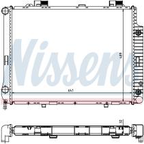 Nissens 62666A - RADIADOR MERCEDES E-CLASS W 210(95-