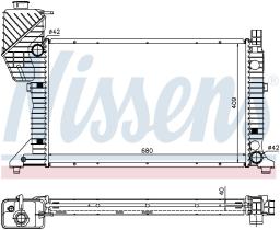Nissens 62685A - RADIADOR MERCEDES SPRINTER W 901-90