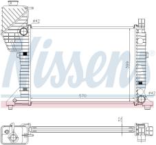 Nissens 62687A - RADIADOR MERCEDES SPRINTER W 901-90