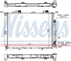 Nissens 62689A - RADIADOR MERCEDES E-CLASS W 210(95-