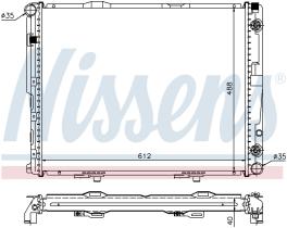 Nissens 62695A - RADIADOR MERCEDES E-CLASS W 124(84-