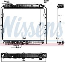 Nissens 627002 - RADIADOR MERCEDES ACTROS MP4(11-)