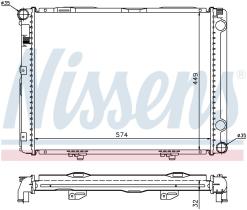 Nissens 62732A - RADIADOR MERCEDES C-CLASS W 201(82-