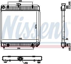 Nissens 62740 - RADIADOR MERCEDES W 123(76-)300 D