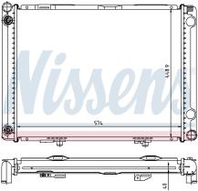 Nissens 62766A - RADIADOR MERCEDES C-CLASS W 201(82-