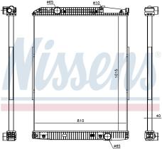 Nissens 627910 - RADIADOR MERCEDES ACTROS MP2/MP3(02