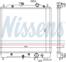 Nissens 62817 - MITSUBISHI COLT/LANCER