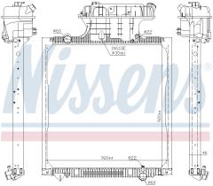 Nissens 62873 - RADIADOR MAN TG-A(02-)