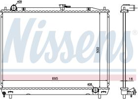 Nissens 628962 - RADIADOR MITSUBISHI MONTERO(V60.70)