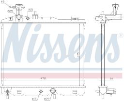 Nissens 628982 - RADIADOR MITSUBISHI SPACE STAR(A0_A