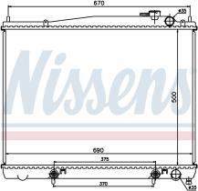 Nissens 62916 - RADIADOR NISSAN PATHFINDER II(R50)(