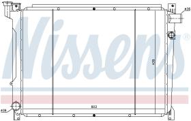 Nissens 62941 - RADIADOR NISSAN BLUEBIRD(T72)(88-)2