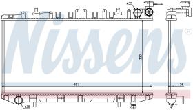 Nissens 62963 - RADIADOR NISSAN 100NX(B13)(90-)2.0