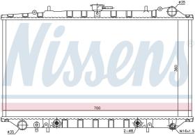 Nissens 62978 - RADIADOR NISSAN AVENIR(W10)(90-)2.0