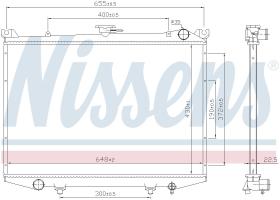 Nissens 62988 - RADIADOR NISSAN PATHFINDER I(WD21)(