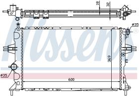 Nissens 63006A - RADIADOR VAUXHALL ASTRA G (98-) 2.2