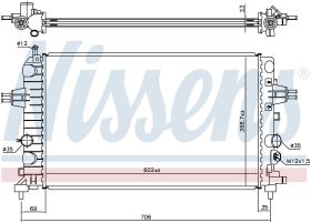 Nissens 63028A - RADIADOR VAUXHALL ZAFIRA B(05-)1.6