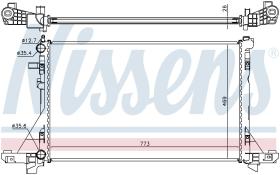 Nissens 630732 - RADIADOR VAUXHALL MOVANO B(10-)2.3