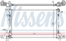 Nissens 630733 - RADIADOR VAUXHALL MOVANO B(10-)2.3