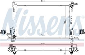 Nissens 630793 - RADIADOR VAUXHALL VIVARO B(14-)1.6