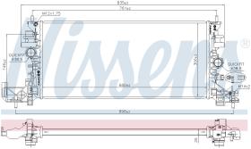 Nissens 630797 - RADIADOR VAUXHALL ASTRA K(15-)1.4 C