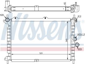 Nissens 63089 - RADIADOR VAUXHALL ASTRA F(91-)1.7 T