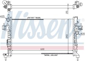 Nissens 63094 - RADIADOR VAUXHALL TIGRA B(04-)1.3 C