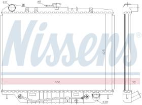 Nissens 63117 - RADIADOR OPEL CAMPO(91-)3.1 TD
