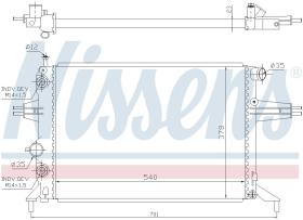 Nissens 63248A - RADIADOR VAUXHALL ASTRA G(98-)1.4 I