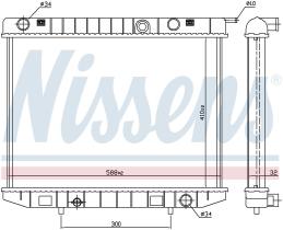 Nissens 63299 - RADIADOR VAUXHALL FRONTERA A(92-)2.