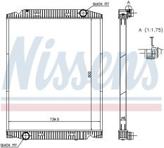 Nissens 63331A - RADIADOR IVECO STRALIS(02-)190S40