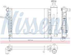 Nissens 63522 - RADIADOR PEUGEOT 106 (1A.1C)(91-)1.