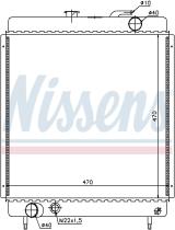 Nissens 63562 - RADIADOR PEUGEOT J7(70-)1.9 D