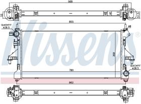 Nissens 63567 - RADIADOR FIAT DUCATO(250)(06-)2.0 J