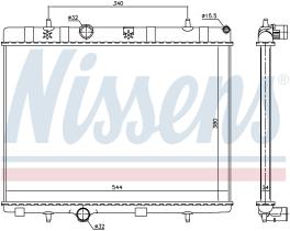 Nissens 636007 - RADIADOR VAUXHALL CROSSLAND X(17-)1