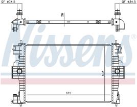 Nissens 636012 - RADIADOR DS DS4(15-)1.6 THP