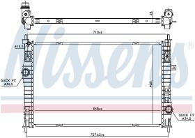 Nissens 636042 - RADIADOR VAUXHALL VIVARO(19-)1.5 BL