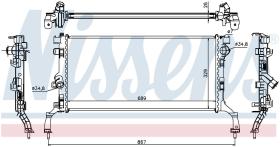 Nissens 637604 - RADIADOR RENAULT LAGUNA III(07-)1.5