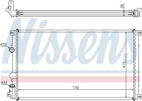 Nissens 63761 - RADIADOR NISSAN INTERSTAR(X70)(02-)