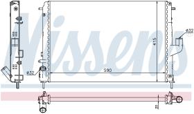 Nissens 637613 - RADIADOR DACIA DUSTER(10-)1.6 I 16V
